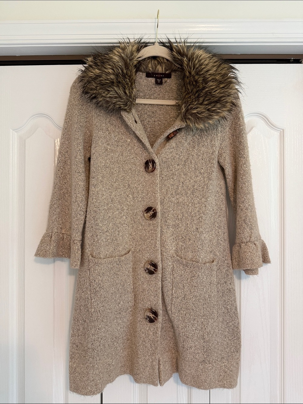 Fever Beige Knit Sweater